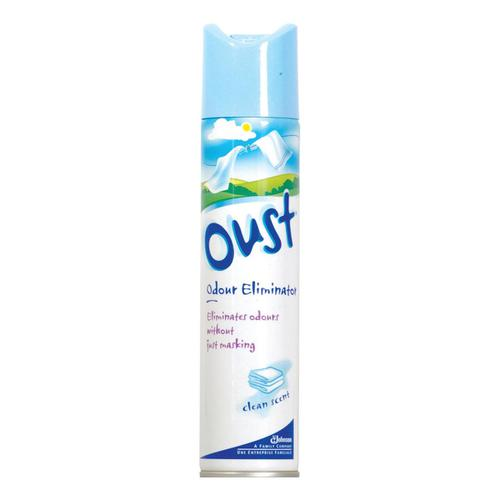 Oust Aero Clean Scent Odour Eliminator 300ml Oust Aero Clean Scent Odour Eliminator 300ml
